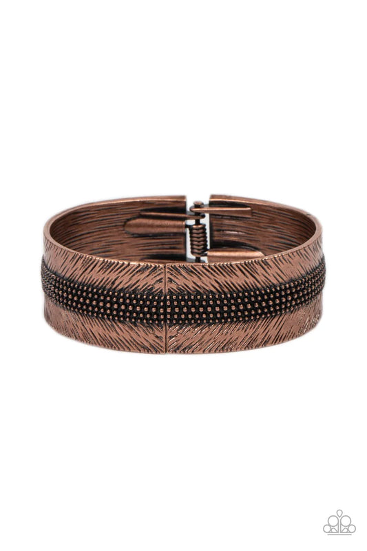 Paparazzi Bracelet ~ Rancho Refinement - Copper