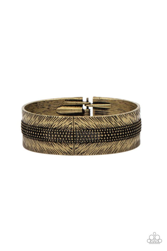 Rancho Refinement - Brass - Paparazzi Bracelet Image