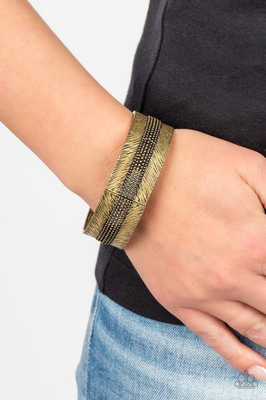 Rancho Refinement - Brass - Paparazzi Bracelet Image