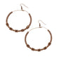 Simple Synchrony - Copper - Paparazzi Earring Image