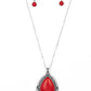 Western Wilderness - Red - Paparazzi Necklace Image