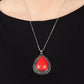 Western Wilderness - Red - Paparazzi Necklace Image