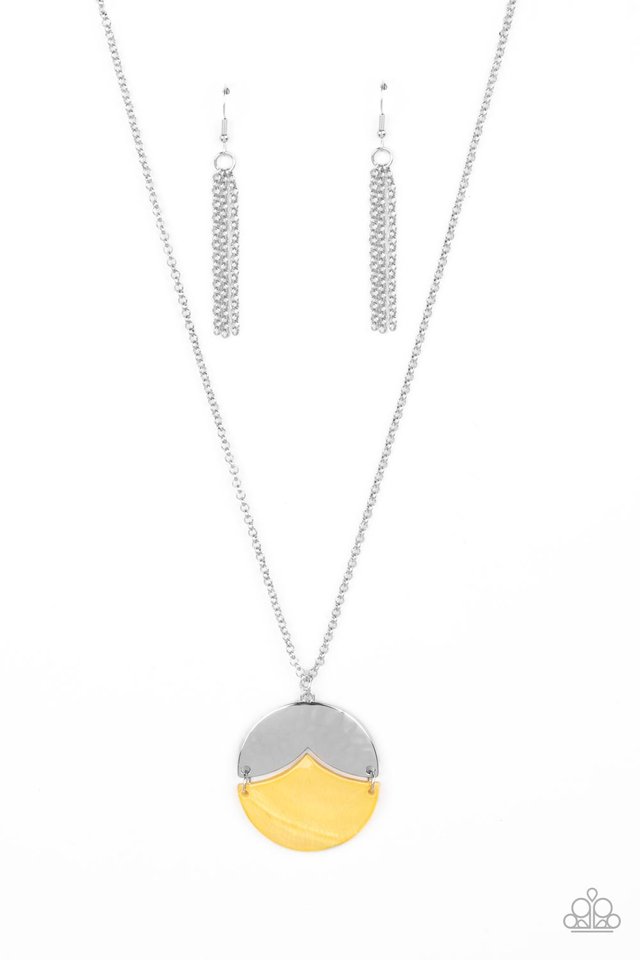 Seaside Sabbatical - Yellow - Paparazzi Necklace Image