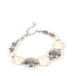 Oasis Orchard - White - Paparazzi Bracelet Image