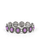 Dainty Delight - Purple - Paparazzi Bracelet Image