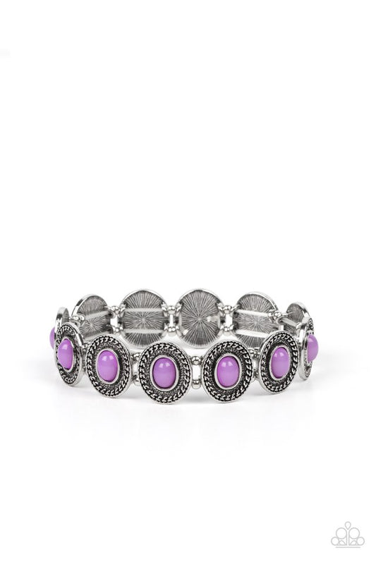 Dainty Delight - Purple - Paparazzi Bracelet Image