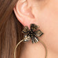 Buttercup Bliss - Brass - Paparazzi Earring Image