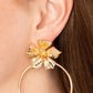 Buttercup Bliss - Gold - Paparazzi Earring Image