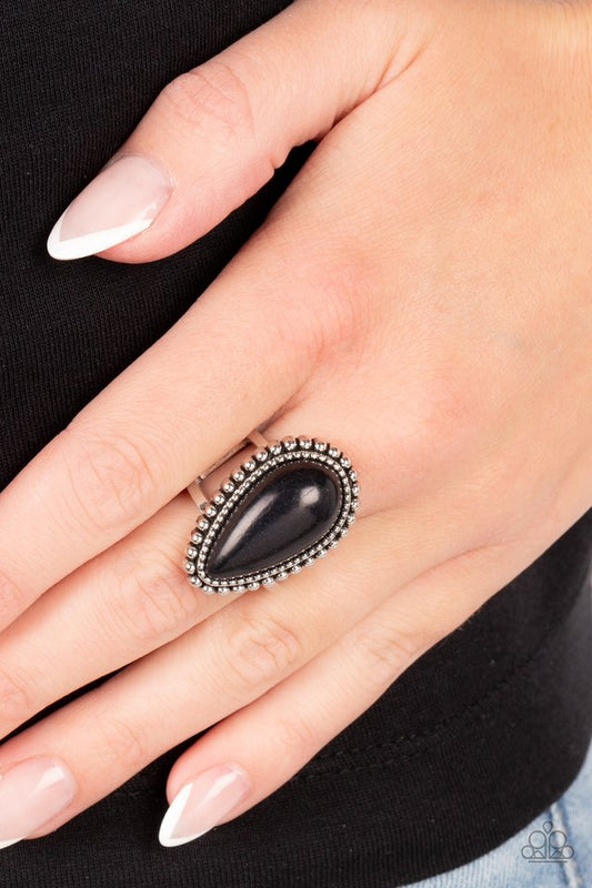 Urban Elements - Black - Paparazzi Ring Image