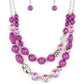 Mere Magic - Purple - Paparazzi Necklace Image