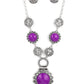 Poppy Persuasion - Purple - Paparazzi Necklace Image