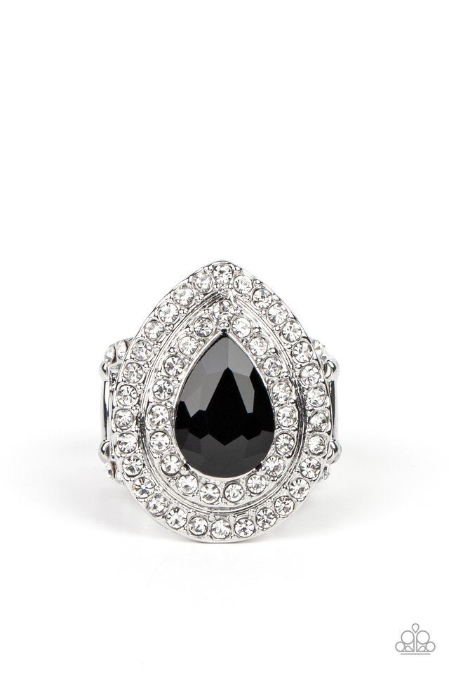 Icy Indulgence - Black - Paparazzi Ring Image