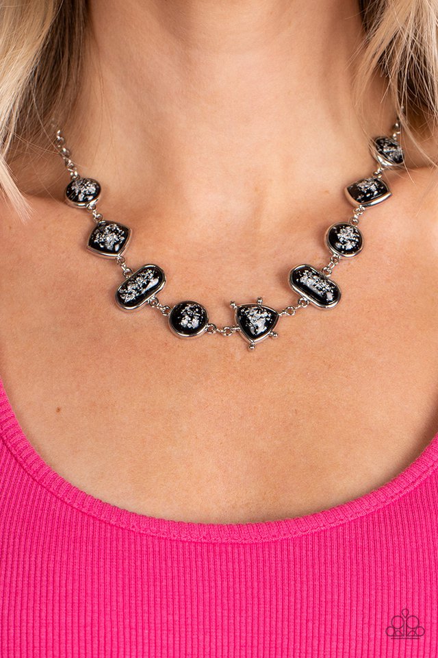 Fleek and Flecked - Black - Paparazzi Necklace Image