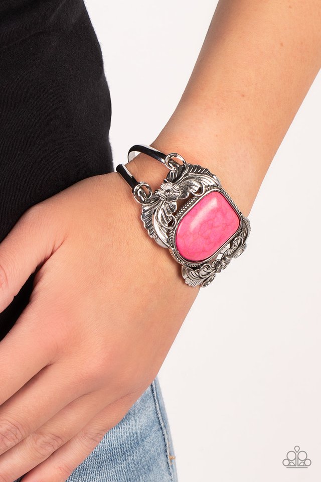 Dune Garden - Pink - Paparazzi Bracelet Image