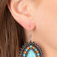 Sagebrush Sabbatical - Blue - Paparazzi Earring Image