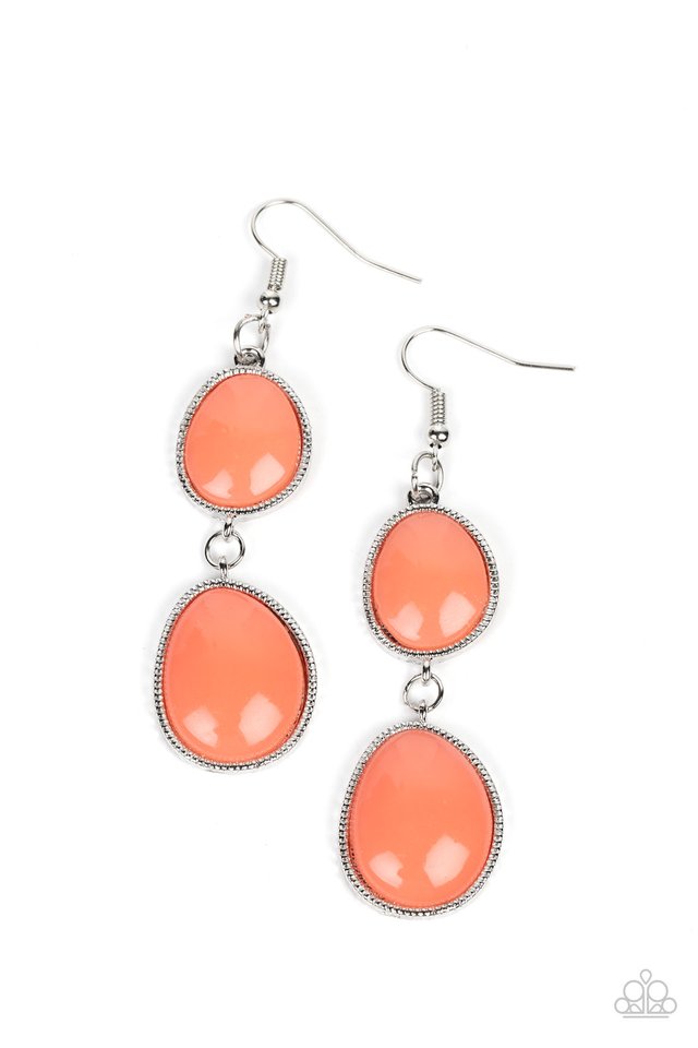 Mediterranean Myth - Orange - Paparazzi Earring Image