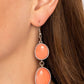 Mediterranean Myth - Orange - Paparazzi Earring Image
