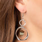 Good-Natured Spirit - Brown - Paparazzi Earring Image