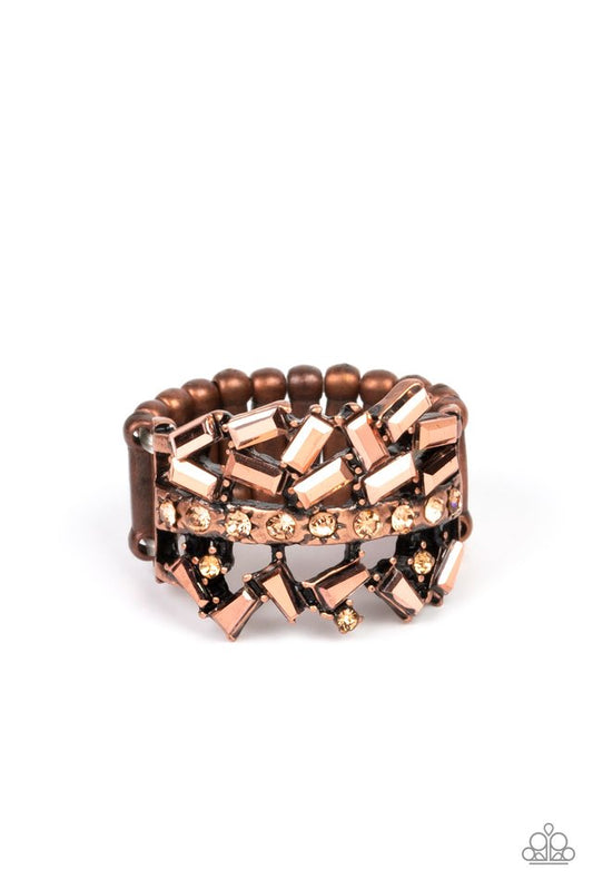 Scattered Sensation - Copper - Paparazzi Ring Image