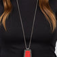 Private Plateau - Red - Paparazzi Necklace Image