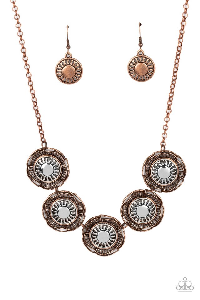 Desert Décor - Copper - Paparazzi Necklace Image