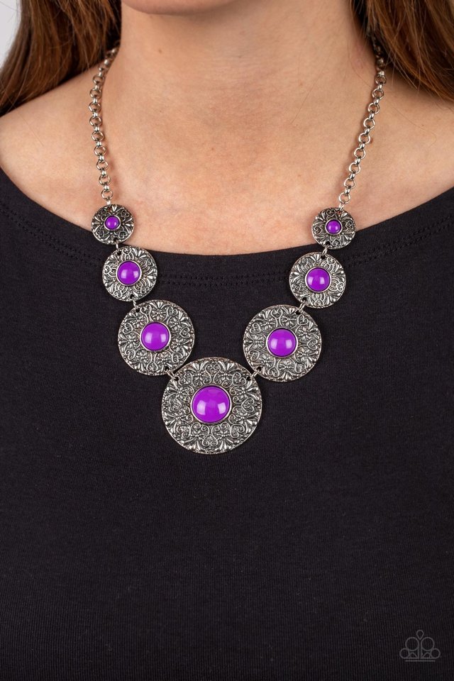 Garden Glade - Purple - Paparazzi Necklace Image
