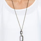 OVAL-Statement of the Year - Brass - Paparazzi Necklace Image