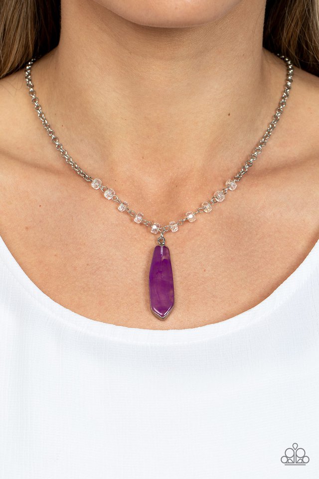 Magical Remedy - Purple - Paparazzi Necklace Image