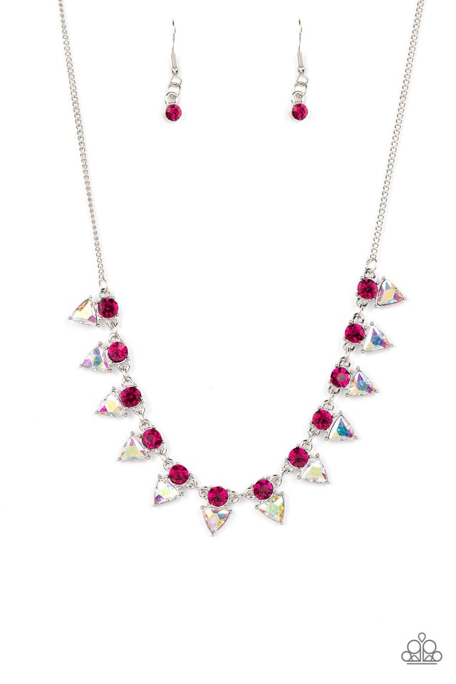 Razor-Sharp Refinement - Pink - Paparazzi Necklace Image