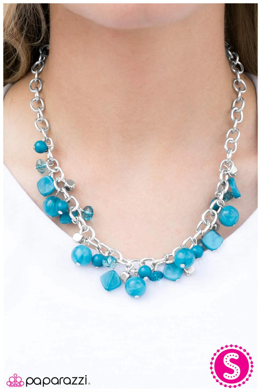 Collar de paparazzi ~ Catch 22 - Azul