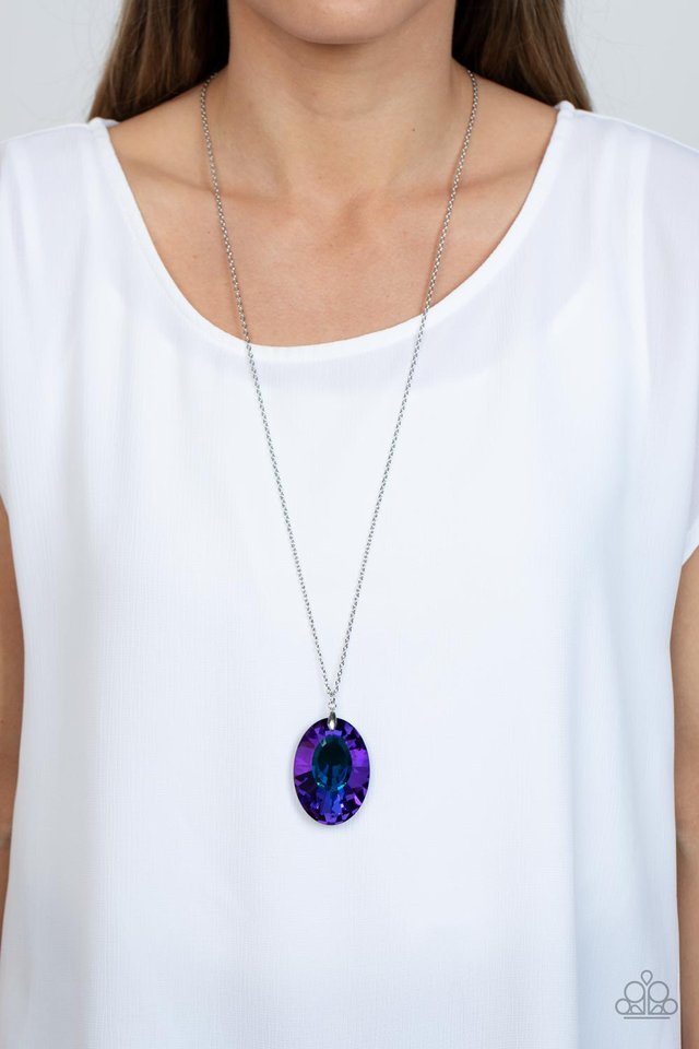 Celestial Essence - Blue - Paparazzi Necklace Image