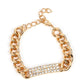 Icy Impact - Gold - Paparazzi Bracelet Image