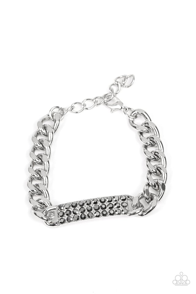 Icy Impact - Silver - Paparazzi Bracelet Image