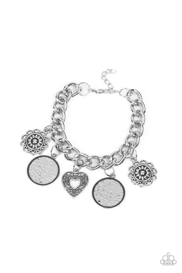 Complete CHARM-ony - Silver - Paparazzi Bracelet Image