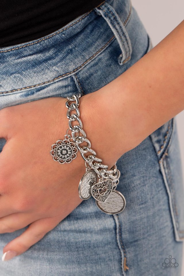 Complete CHARM-ony - Silver - Paparazzi Bracelet Image