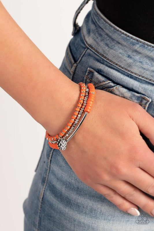 Terraform Trendsetter - Orange - Paparazzi Bracelet Image