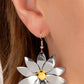 Pinwheel Prairies - Yellow - Paparazzi Earring Image