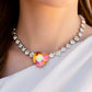 Paparazzi Necklace ~ Heart in My Throat - Orange