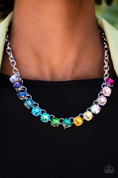 Paparazzi Necklace ~ Rainbow Resplendence - Multi