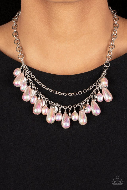 Interstellar Serenity - Pink - Paparazzi Necklace Image