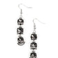 Determined to Dazzle - Silver - Paparazzi Earring Image