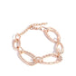 HAUTE-Tempered - Rose Gold - Paparazzi Bracelet Image