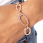 HAUTE-Tempered - Rose Gold - Paparazzi Bracelet Image