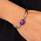 A Quarter Past ZEN - Purple - Paparazzi Bracelet Image