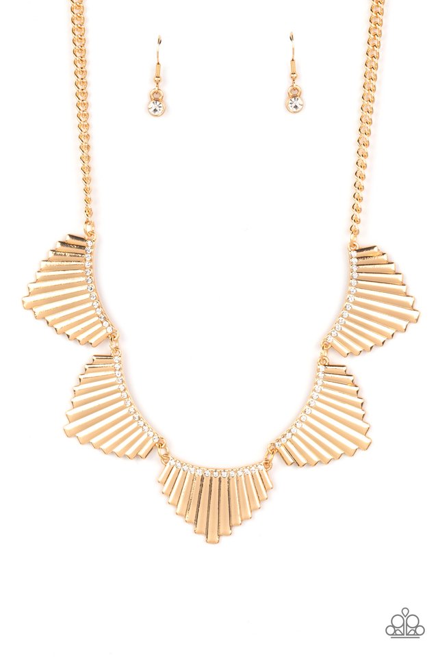 MANE Street - Gold - Paparazzi Necklace Image