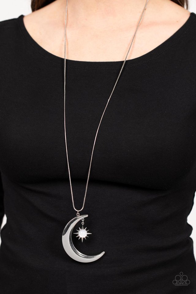 Astral Ascension - White - Paparazzi Necklace Image