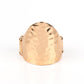 Basic Instincts - Gold - Paparazzi Ring Image