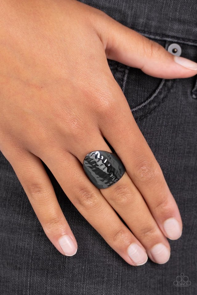 Basic Instincts - Black - Paparazzi Ring Image