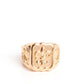 Fiercely Fleur-De-Lis - Gold - Paparazzi Ring Image