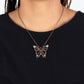 Badlands Butterfly - Copper - Paparazzi Necklace Image